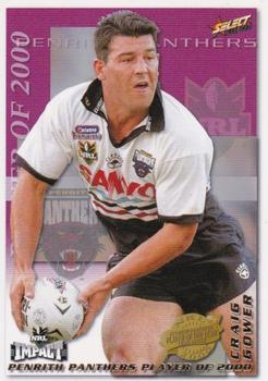 2001 Select Impact - Club Player of 2000 #CP11 Craig Gower Front
